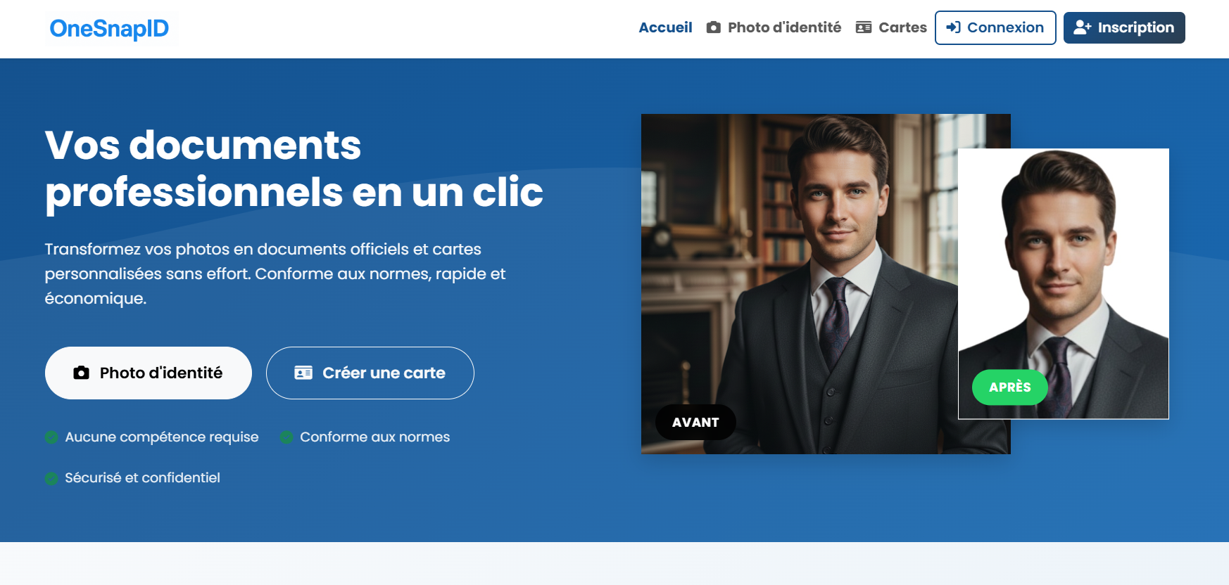 Générateur de photo d'identité